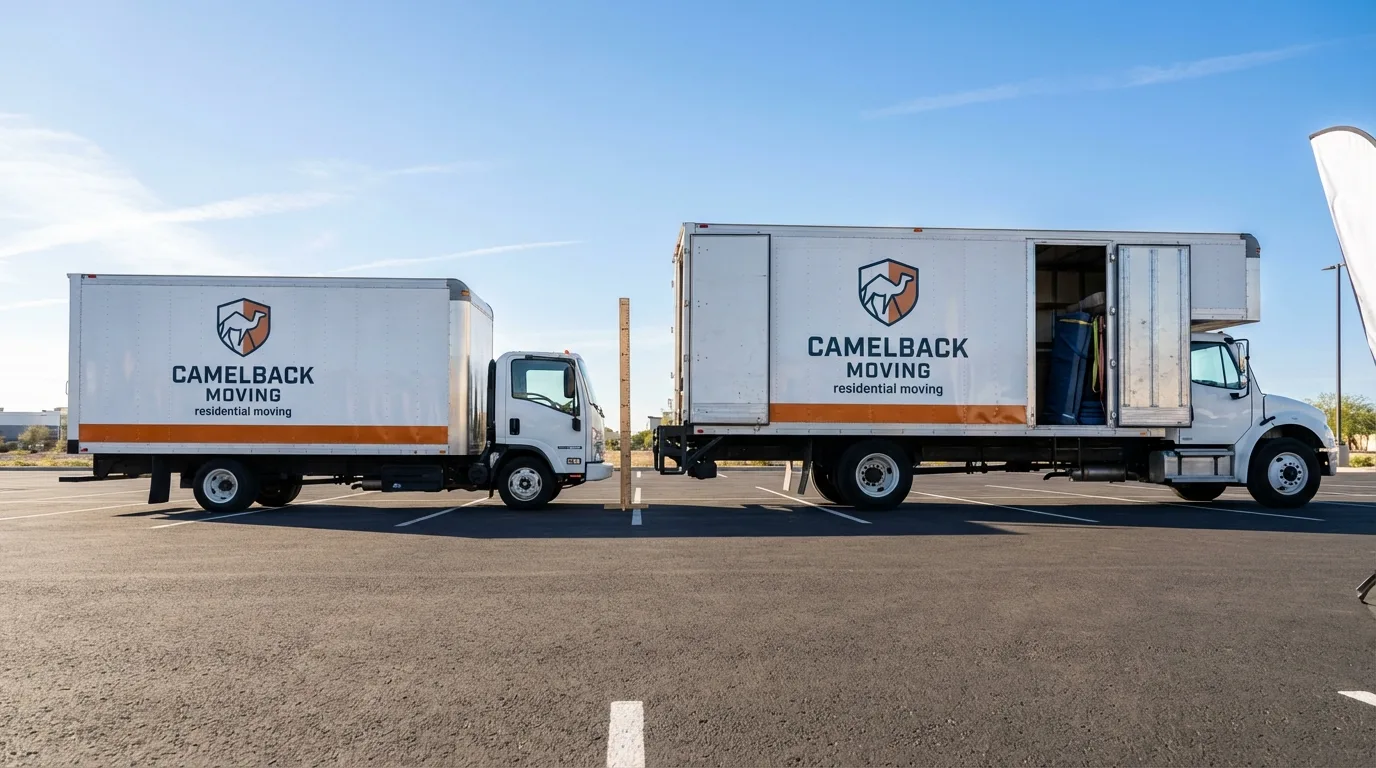 Moving truck size capacity guide in Donaldsonville